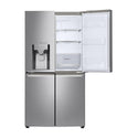 LG 706L French Door Fridge Stainless Steel GF-L706PL, Front view with top single door open