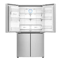 LG 708L French Door Fridge Stainless Steel GF-L708PL, Front view with top doors open