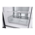 LG GFV570MBLC 508L Matte Black Slim French Door Fridge