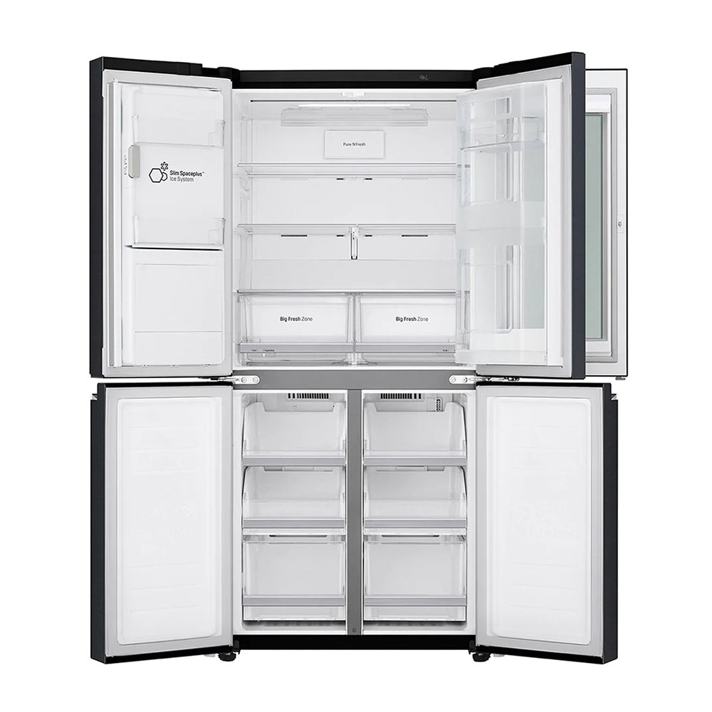 LG GF-V570MBL 508L InstaView French Door Fridge Matte Black Steel