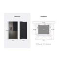 LG GFV700BSLC 642L InstaView French Door Fridge Black Steel
