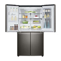 LG GF-V706BSL 637L InstaView French Door Fridge Black Steel