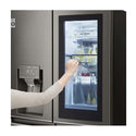 LG GF-V706BSL 637L InstaView French Door Fridge Black Steel