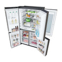 LG GF-V706BSL 637L InstaView French Door Fridge Black Steel
