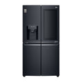 LG 708L French Door Fridge Matte Black GF-V708MBSL, Front view