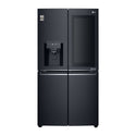 LG 708L French Door Fridge Matte Black GF-V708MBSL, Front view