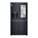 LG 708L French Door Fridge Matte Black GF-V708MBSL, Front view