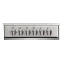 Glem GL53GI 53cm Freestanding Natural Gas Oven/Stove, Control panel view