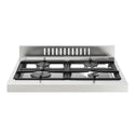 Glem GL53GI 53cm Freestanding Natural Gas Oven/Stove, Cooktop view