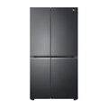 LG 655L Side By Side Fridge Matte Black GS-B655MBL, Front view