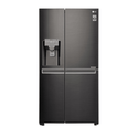 LG 665L Side By Side Fridge Black Stainless Steel GS-D665BSL, Front view