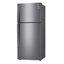 LG 410L Top Mount Fridge Stainless Steel GT-442SDC, Front left view
