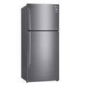 LG 410L Top Mount Fridge Stainless Steel GT-442SDC, Front right view
