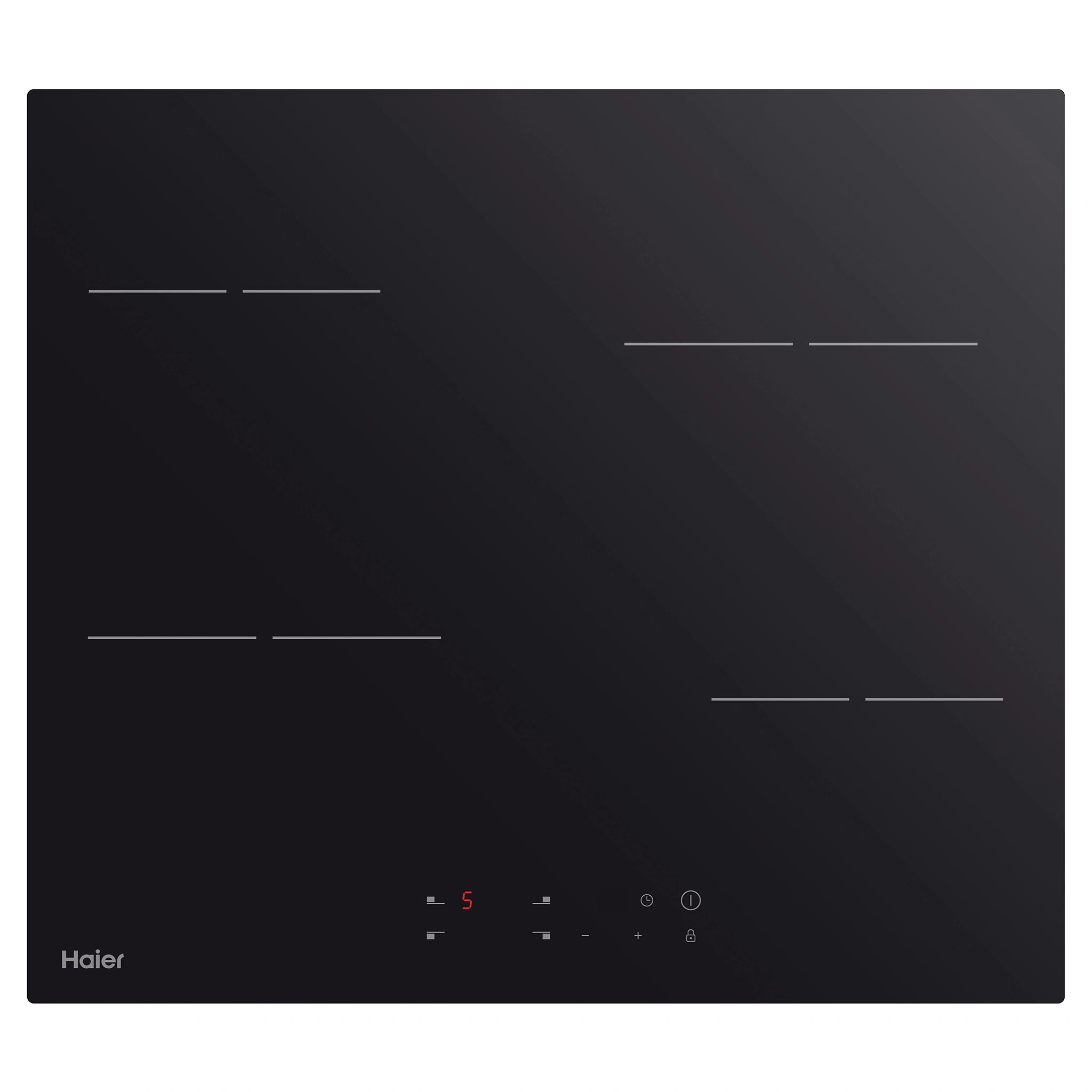 Haier 60cm 300 Series Electric Cooktop HCE604TB3, Front View