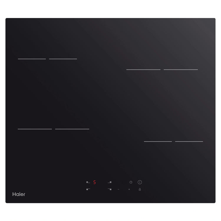 Haier 60cm 300 Series Electric Cooktop HCE604TB3, Front View