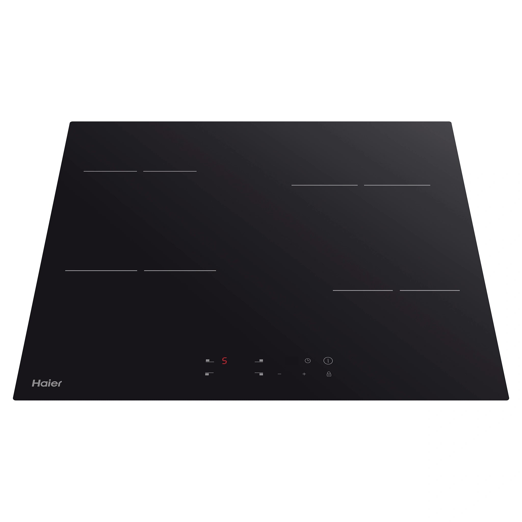 Haier 60cm 300 Series Electric Cooktop HCE604TB3, Top View