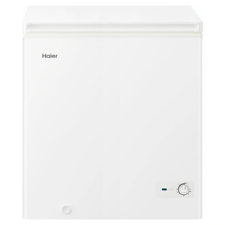 Haier 194L White Hybrid Chest Freezer HCF194W, Front View