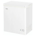Haier 194L White Hybrid Chest Freezer HCF194W, Left Angle View