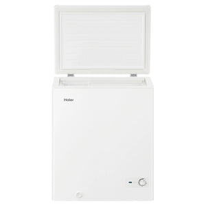 Haier 194L White Hybrid Chest Freezer HCF194W, Open Door View