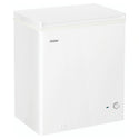 Haier 194L White Hybrid Chest Freezer HCF194W, Right Angle View