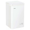 Haier 97L 300 Series White Hybrid Chest Freezer HCF97W, Close Door Right Angle View