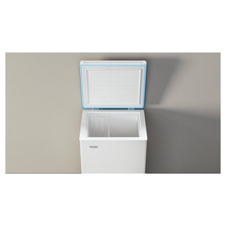 Haier 97L 300 Series White Hybrid Chest Freezer HCF97W, Storage View