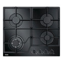 Haier 60cm Natural Gas Glass Cooktop HCG604WFCG3, Front View