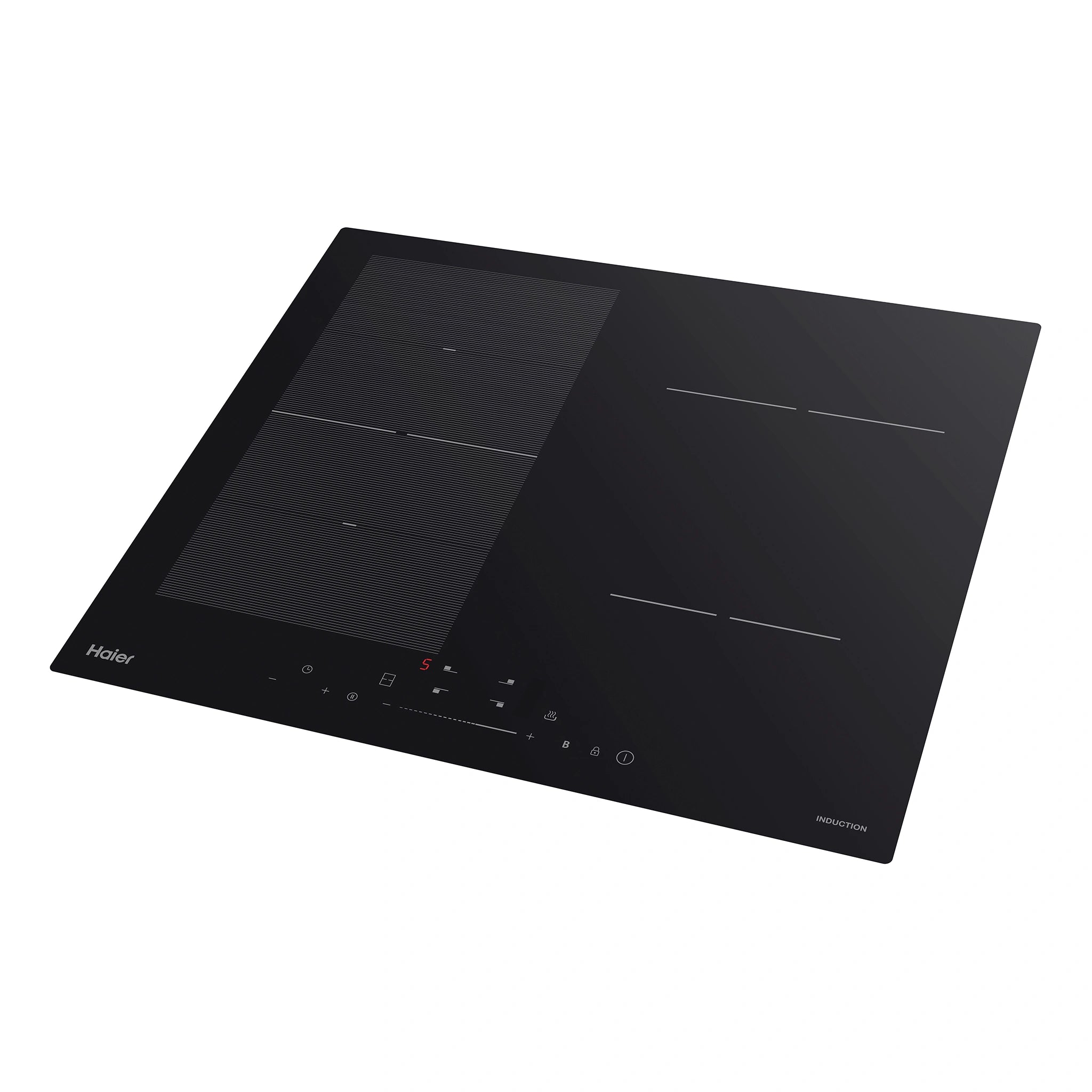 Haier 60cm 600 Series Induction Cooktop HCI604FTB3, Right Side View
