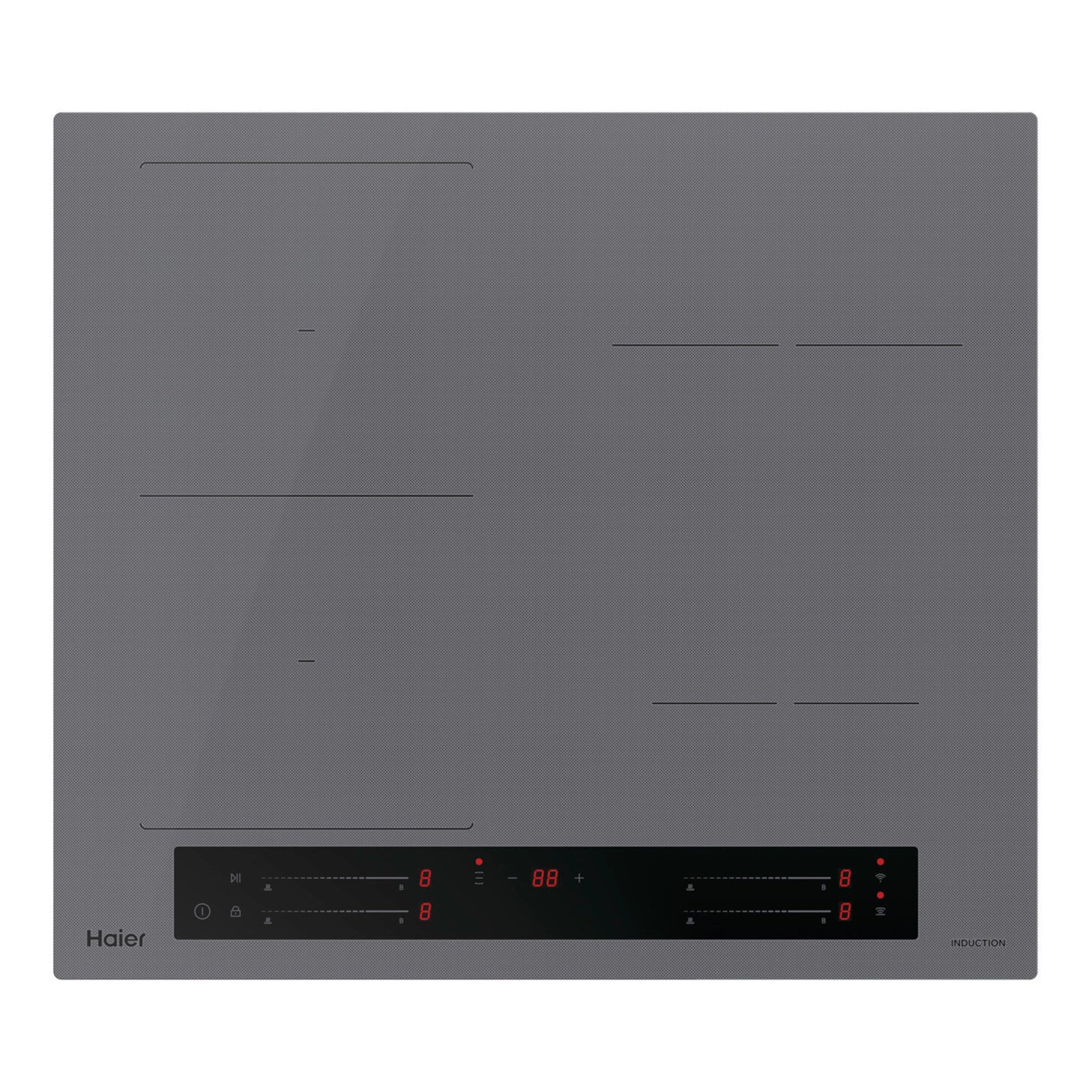 Haier 60cm 500 Series Induction Cooktop HCI604FTG4, Top View