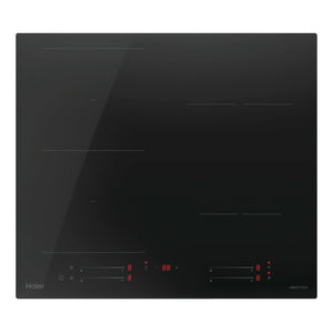 Haier 60cm 500 Series Induction Cooktop HCI604FTPB4, Top View