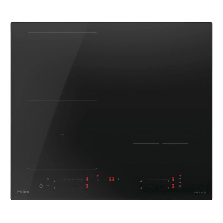 Haier 60cm 500 Series Induction Cooktop HCI604FTPB4, Top View