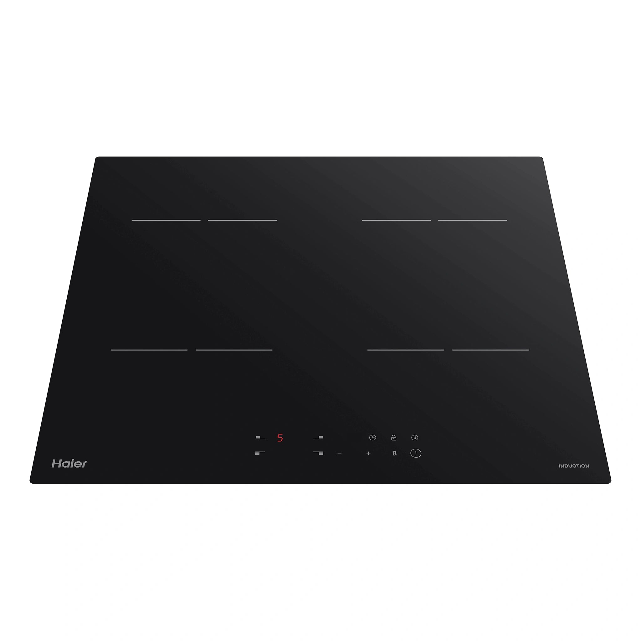 Haier 60cm 300 Series Induction Cooktop HCI604TPB3, Top View