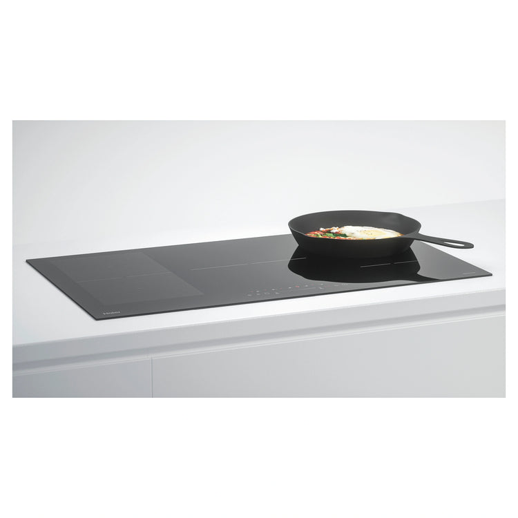 Haier 90cm 600 Series Induction Cooktop HCI905FTB3, Cooking View 2