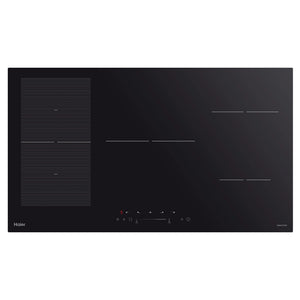 Haier 90cm 600 Series Induction Cooktop HCI905FTB3, Front View