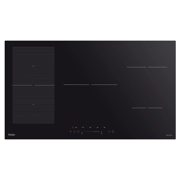 Haier 90cm 600 Series Induction Cooktop HCI905FTB3, Front View