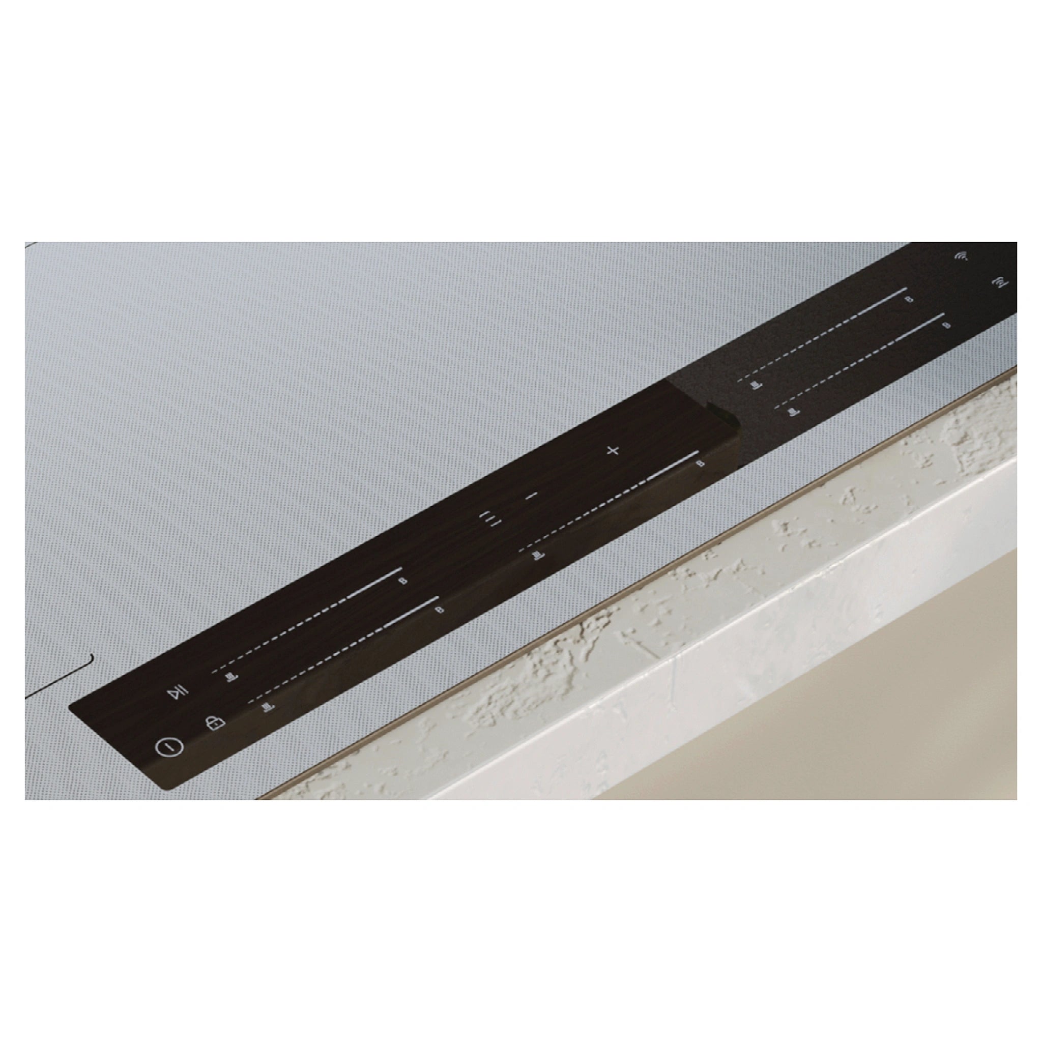 Haier 90cm 500 Series Induction Cooktop with Flexi Zone HCI905FTG4, Control Close-Up View