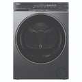 Haier 10kg 500 Series Dark Stainless Heat Pump Dryer Ultra Sense HDHP10DB1, Front View