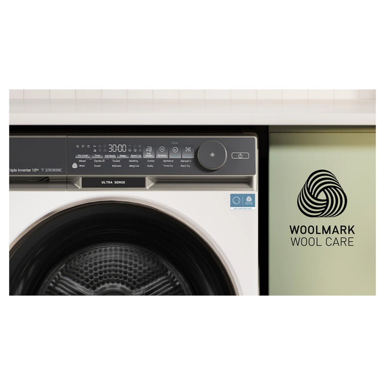Haier 10kg 500 Series White Heat Pump Dryer Ultra Sense HDHP10DW1, Features