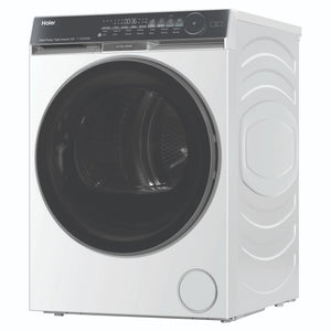 Haier 10kg 500 Series White Heat Pump Dryer Ultra Sense HDHP10DW1, Left Side View