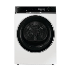 Haier 10 kg 600 Series Heat Pump Dryer Ultra Reverse Drum, Ultra Sense HDHP10PXW1, Front View