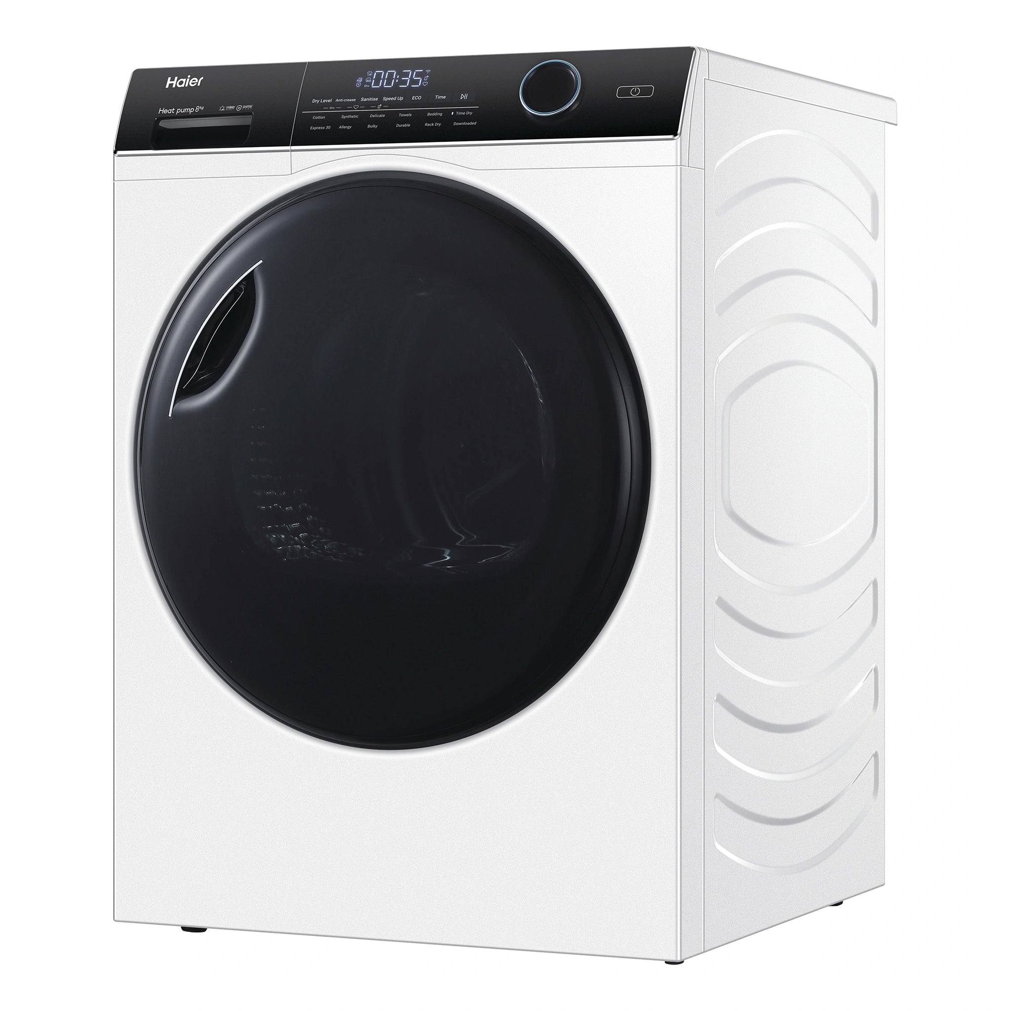 Haier 8 kg 500 Series Heat Pump Dryer HDHP80AN1, Front Right Side View
