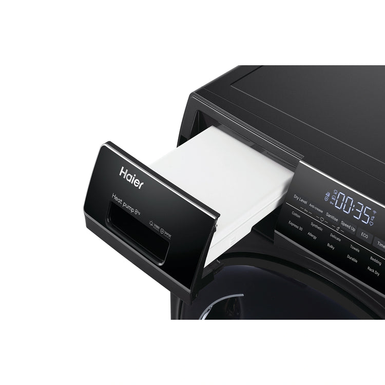 Haier 8kg Heat Pump Dryer HDHP80ANB1, Drawer Open 2