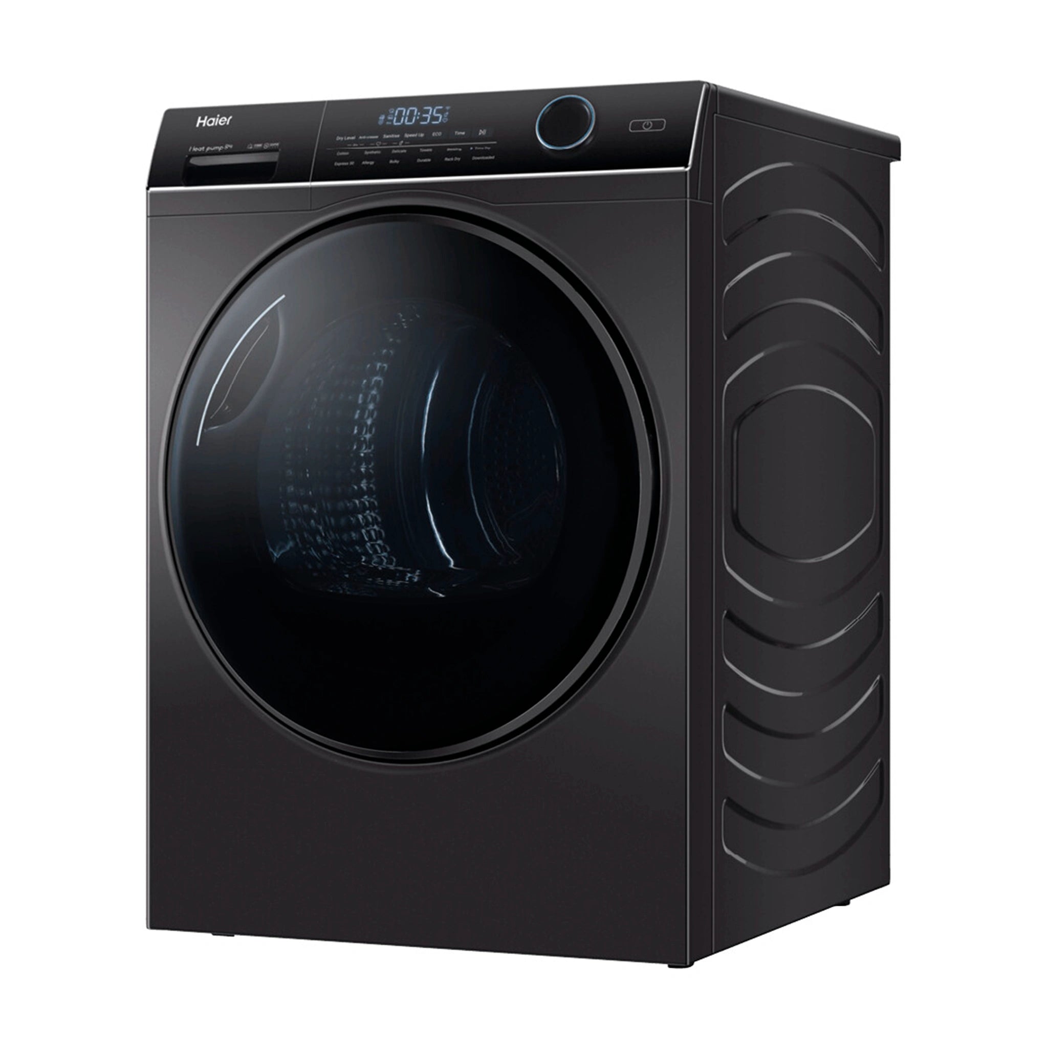 Haier 8kg Heat Pump Dryer HDHP80ANB1, Right Side View