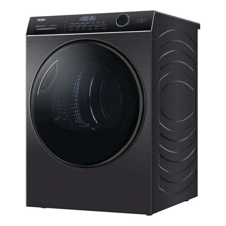Haier 8kg Heat Pump Dryer HDHP80ANB1, Right Side View 2