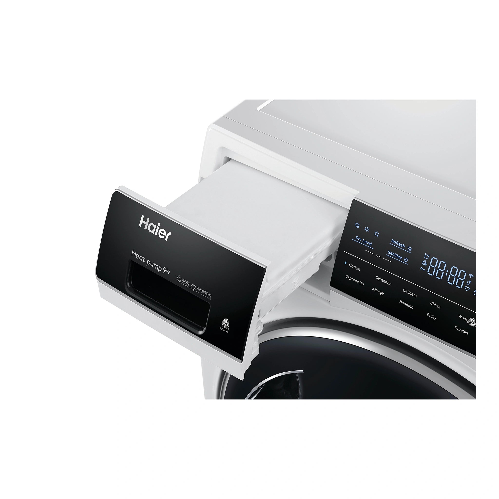 Haier 9kg 600 Series Heat Pump Dryer HDHP90AN1, Drawer Open