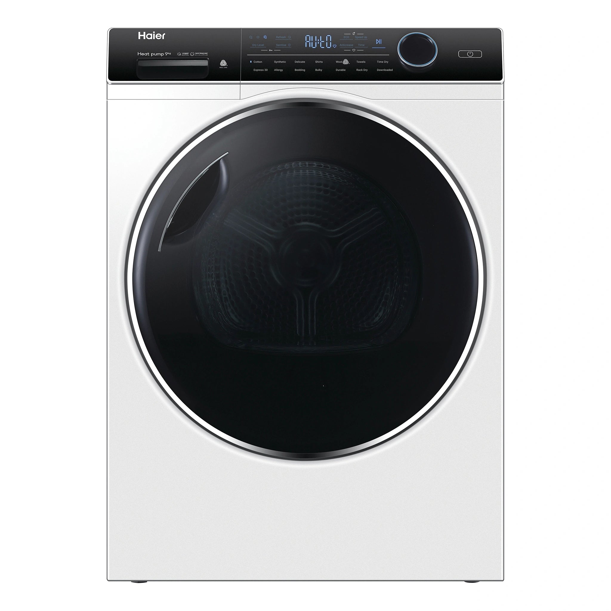 Haier 9kg 600 Series Heat Pump Dryer HDHP90AN1, Front View