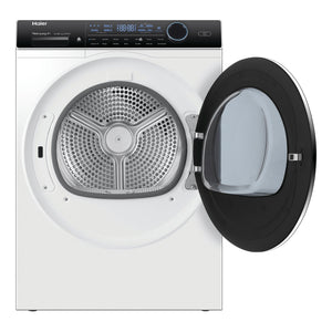 Haier 9kg 600 Series Heat Pump Dryer HDHP90AN1, Front View With Door Open