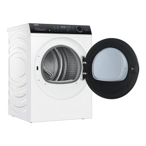 Haier 9kg 600 Series Heat Pump Dryer HDHP90AN1, Left Side View With Door Open
