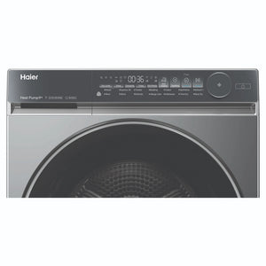 Haier 9kg 500 Series Dark Stainless Heat Pump Dryer HDHP90NB1, Control Panel View