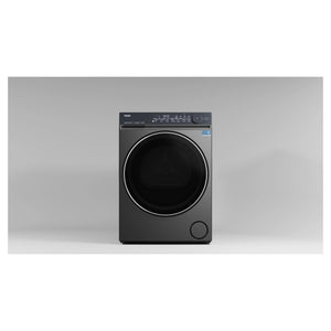 Haier 9kg 500 Series Dark Stainless Heat Pump Dryer HDHP90NB1, Front View